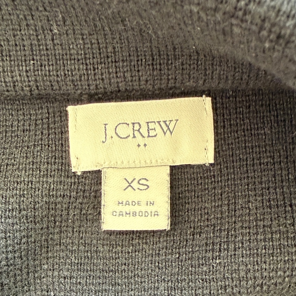 J.Crew factory 100% cotton sweater blazer size XS - Picture 10 of 11
